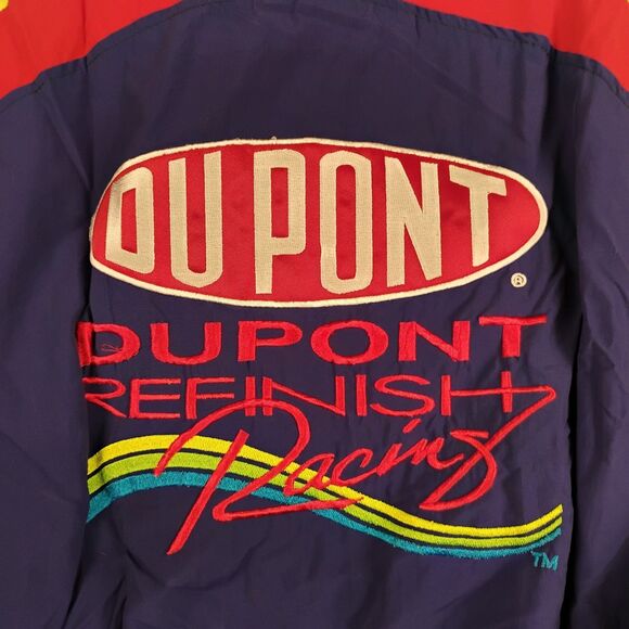VTG NASCAR Jeff Gordon DuPont Racing Chase Authentics LS Jacket Mens L USA Made - Picture 6 of 11